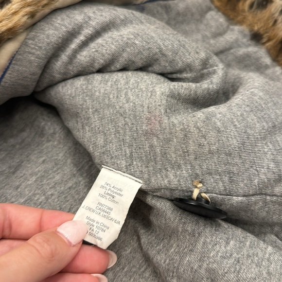 J. Crew Crewcuts Faux Fur Leopard Jacket - Picture 6 of 6